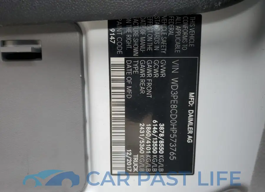 WD3PE8CD0HP573765# 13