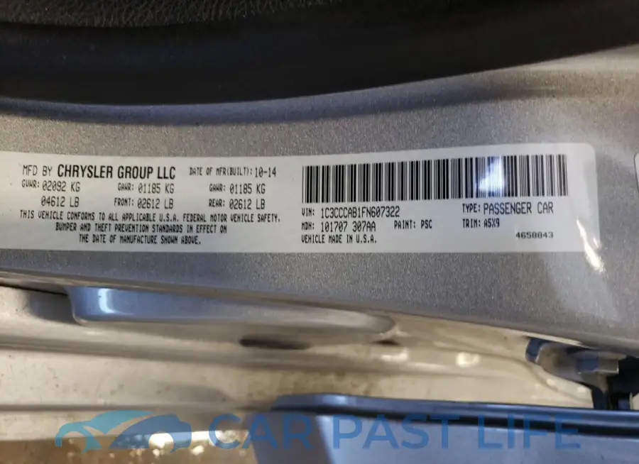 1C3CCCAB1FN607322# 13