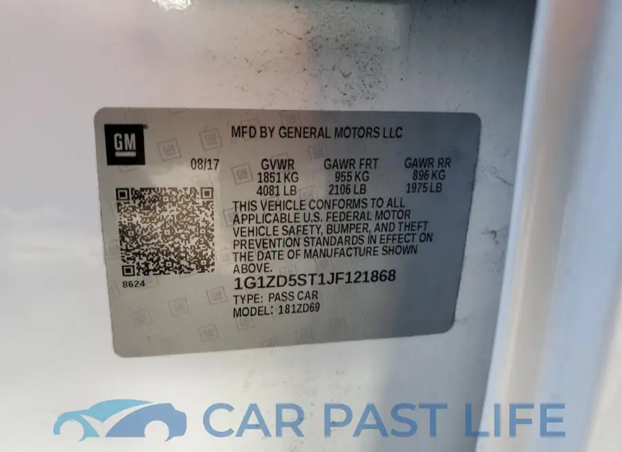 1G1ZD5ST1JF121868# 12