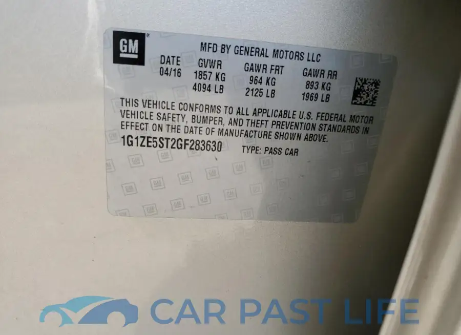 1G1ZE5ST2GF283630# 13
