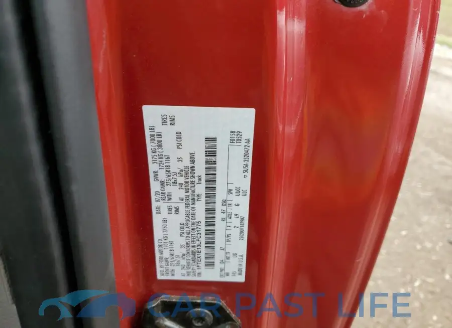 1FTEX1E13LFC31775# 12
