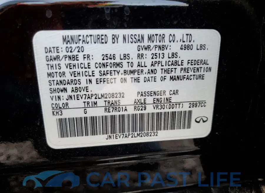 JN1EV7AP2LM208232# 12