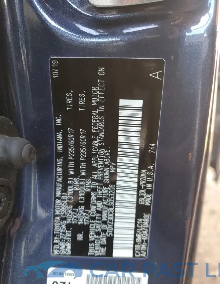 5TDYZ3DC8LS053206# 14