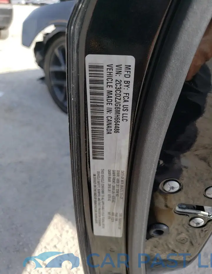 2C3CDZJG6MH664486# 12