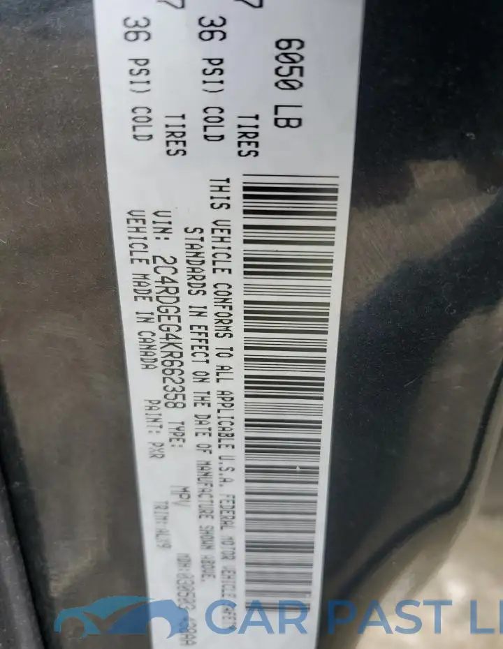 2C4RDGEG4KR662358# 13