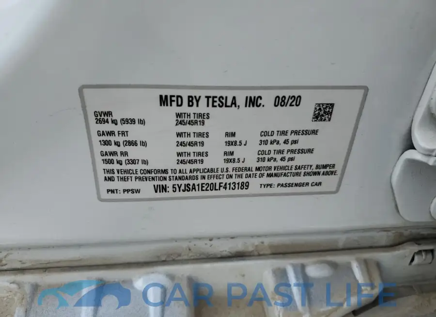 5YJSA1E20LF413189# 13