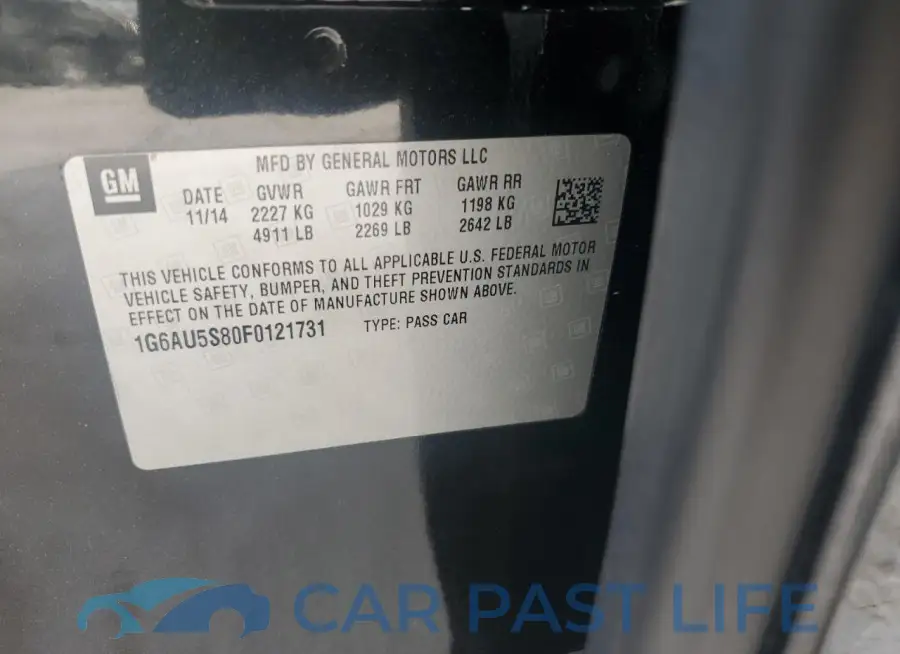 1G6AU5S80F0121731# 12