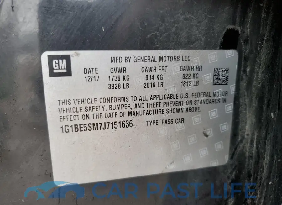 1G1BE5SM7J7151636# 12