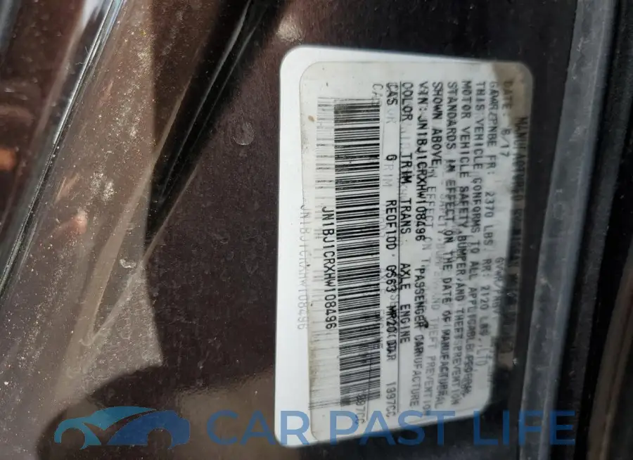 JN1BJ1CRXHW108496# 13