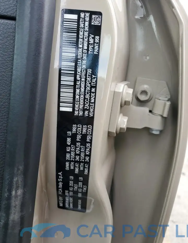 ZACCJBCT9GPD87700# 13