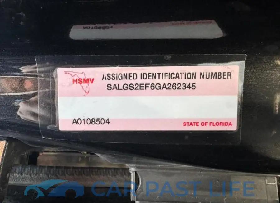 SALGS2EF6GA262345# 15