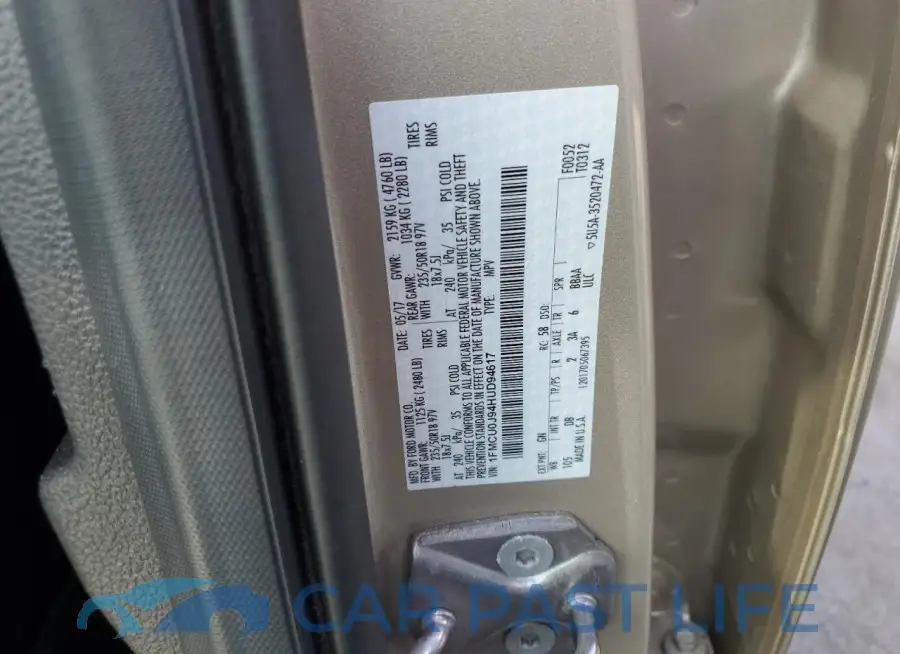 1FMCU0J94HUD94617# 13