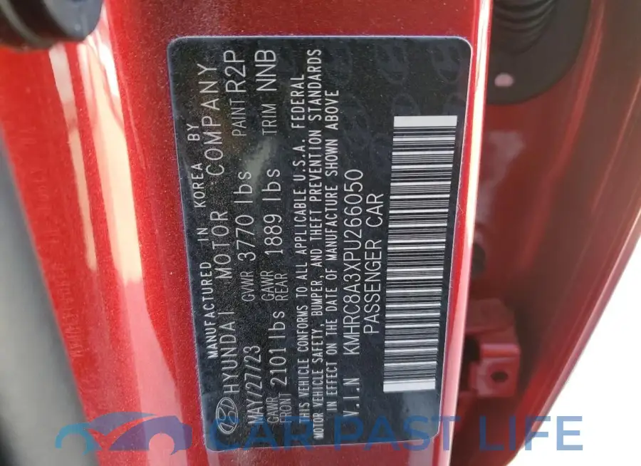 KMHRC8A3XPU266050# 13