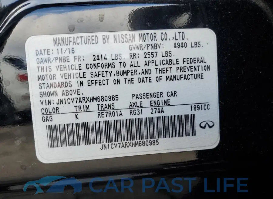 JN1CV7ARXHM680985# 12