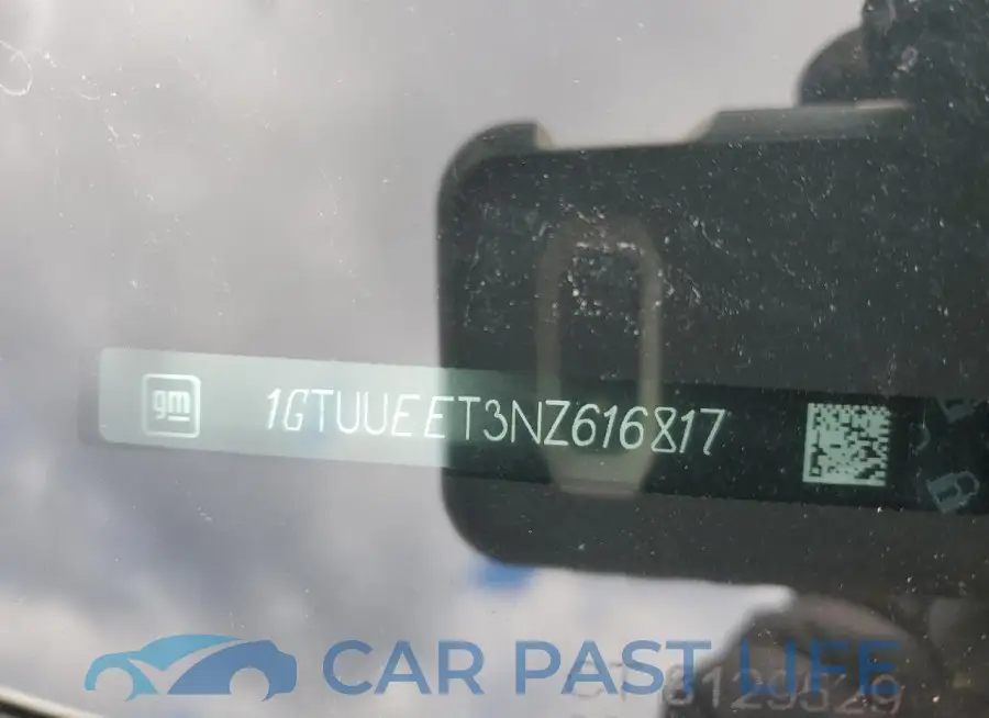 1GTUUEET3NZ616817# 12