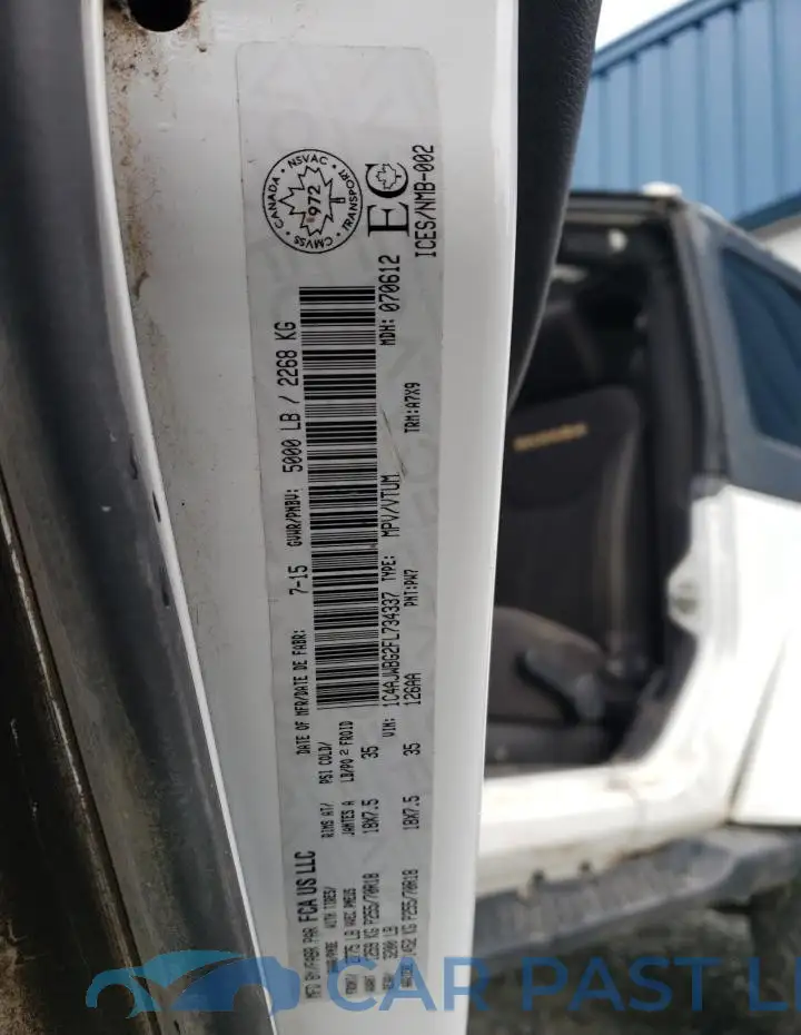1C4AJWBG2FL734337# 12