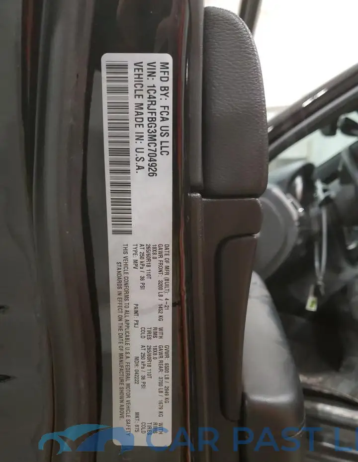 1C4RJFBG3MC704926# 14