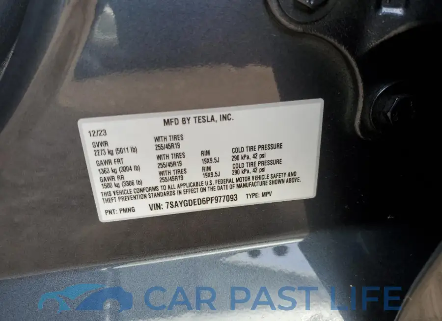 7SAYGDED6PF977093# 13