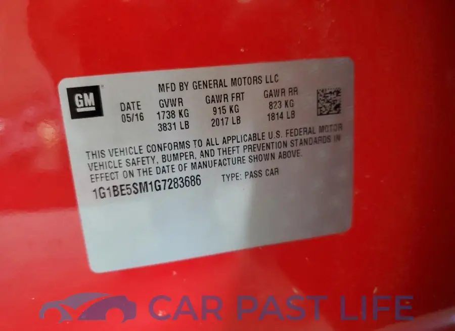 1G1BE5SM1G7283686# 13