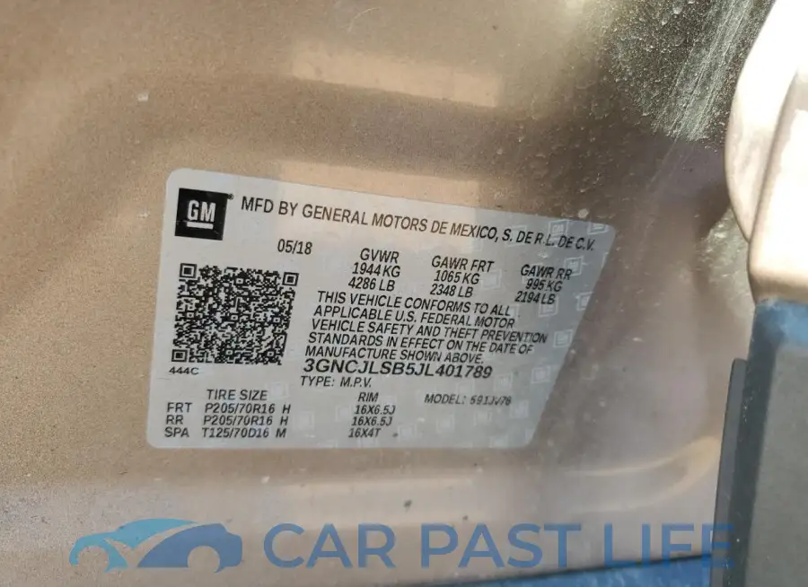 3GNCJLSB5JL401789# 13