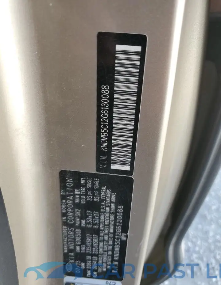 KNDMB5C12G6130088# 13