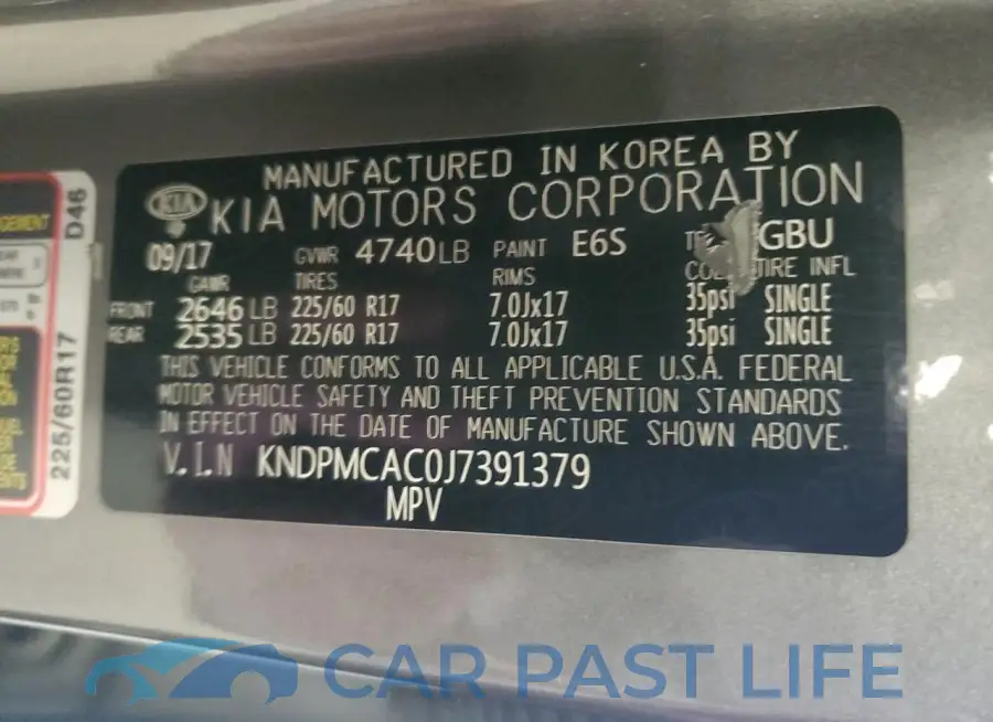 KNDPMCAC0J7391379# 12