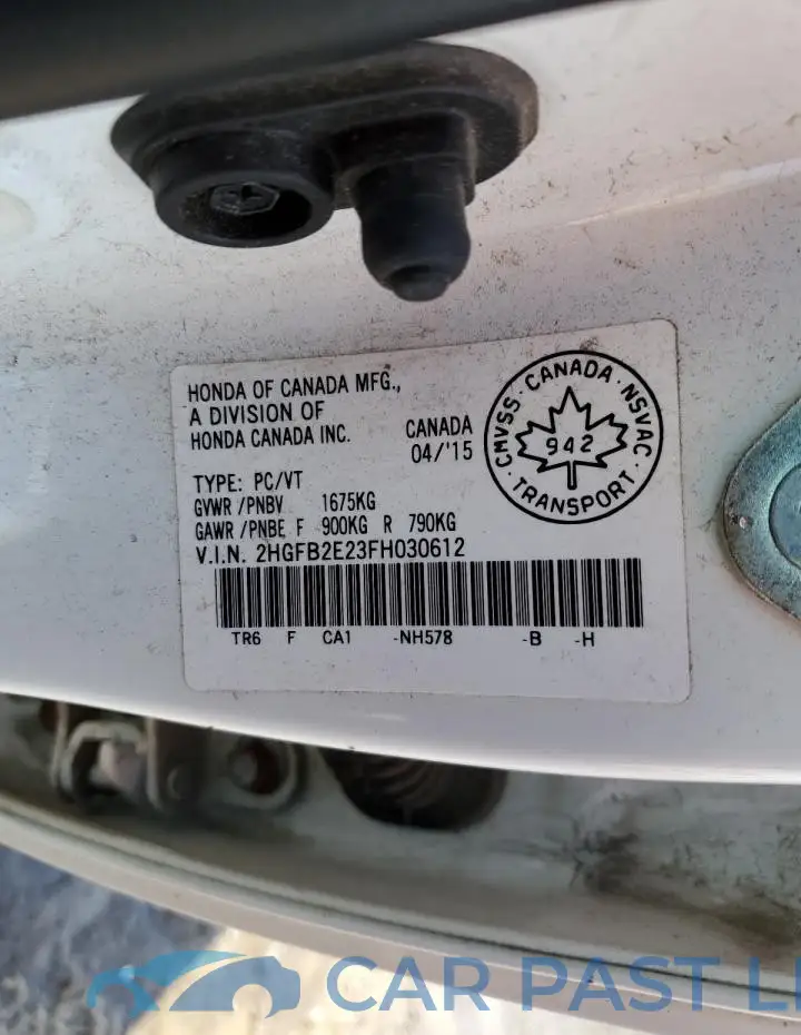 2HGFB2E23FH030612# 12