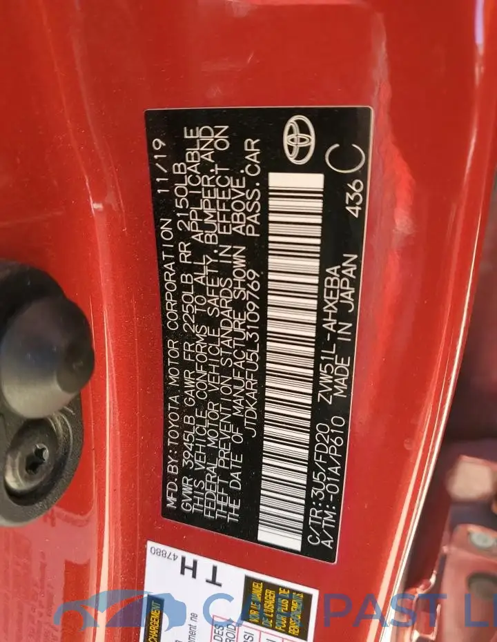 JTDKARFU5L3109769# 13