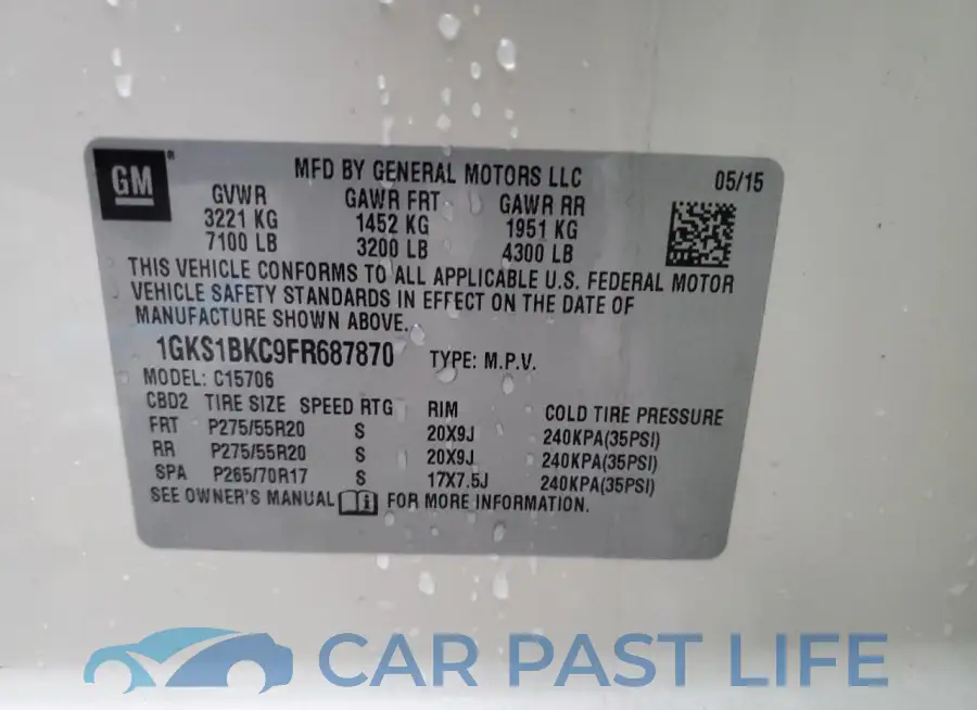 1GKS1BKC9FR687870# 13