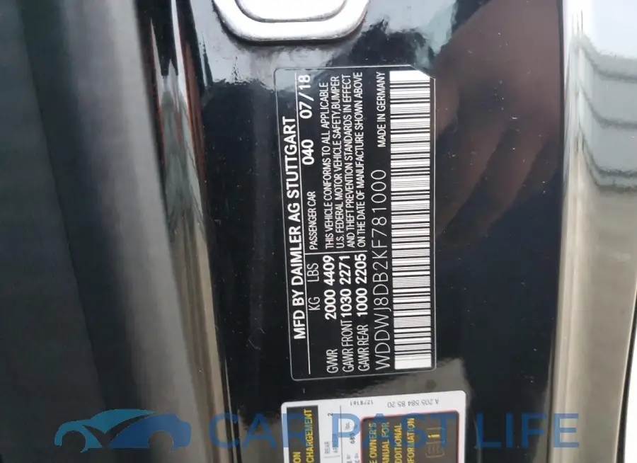 WDDWJ8DB2KF781000# 12