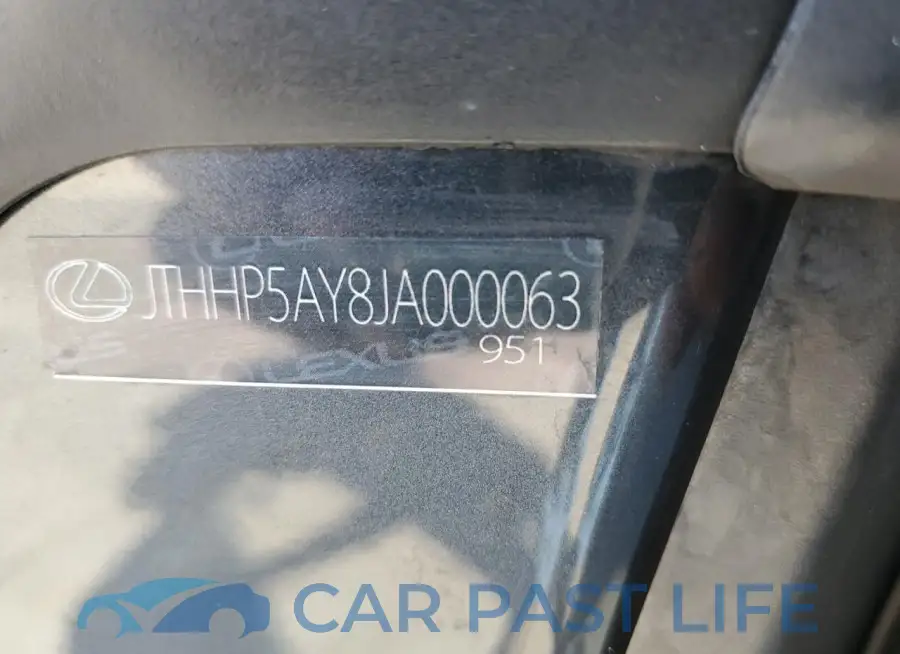 JTHHP5AY8JA002914# 12