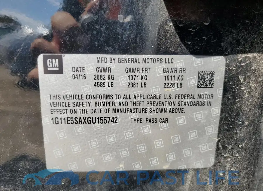 1G11E5SAXGU155742# 12