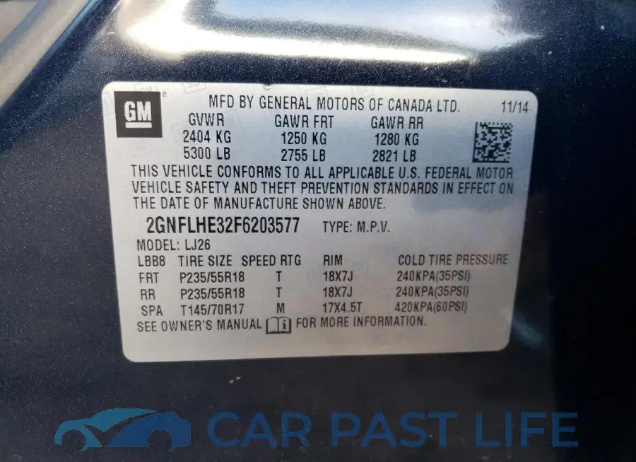 2GNFLHE32F6203577# 13