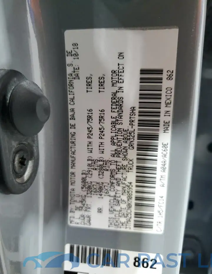 3TMAZ5CN0KM085954# 12