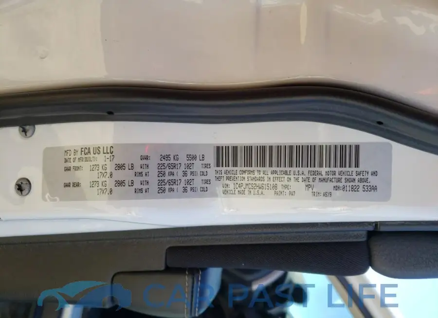 1C4PJMCS2HW615108# 13