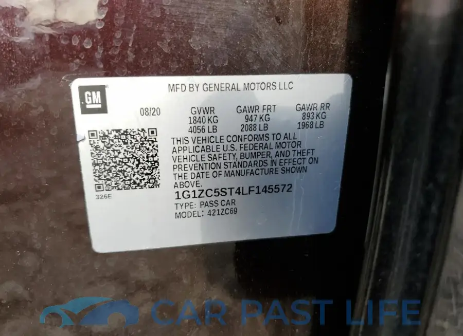 1G1ZC5ST4LF145572# 12