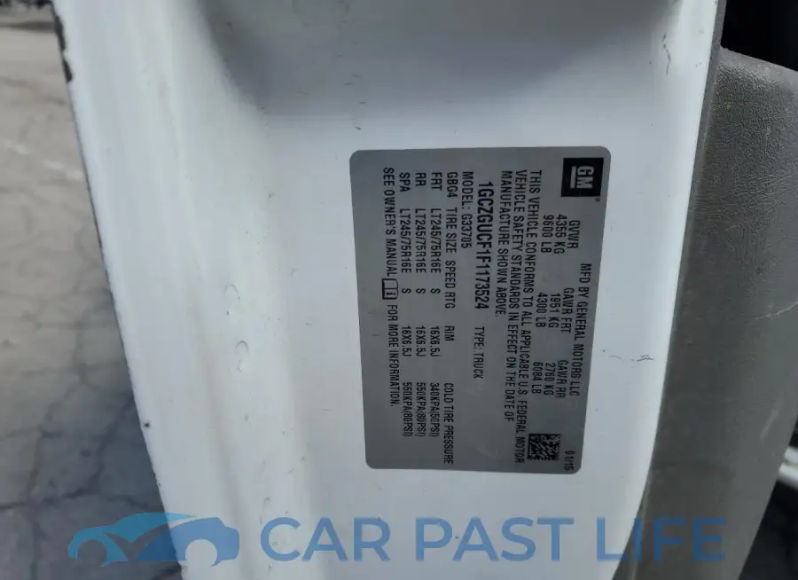1GCZGUCF1F1173524# 13