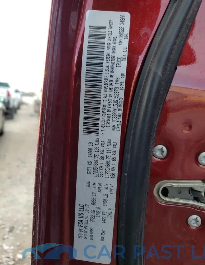 3C63RRKL5JG152973# 13