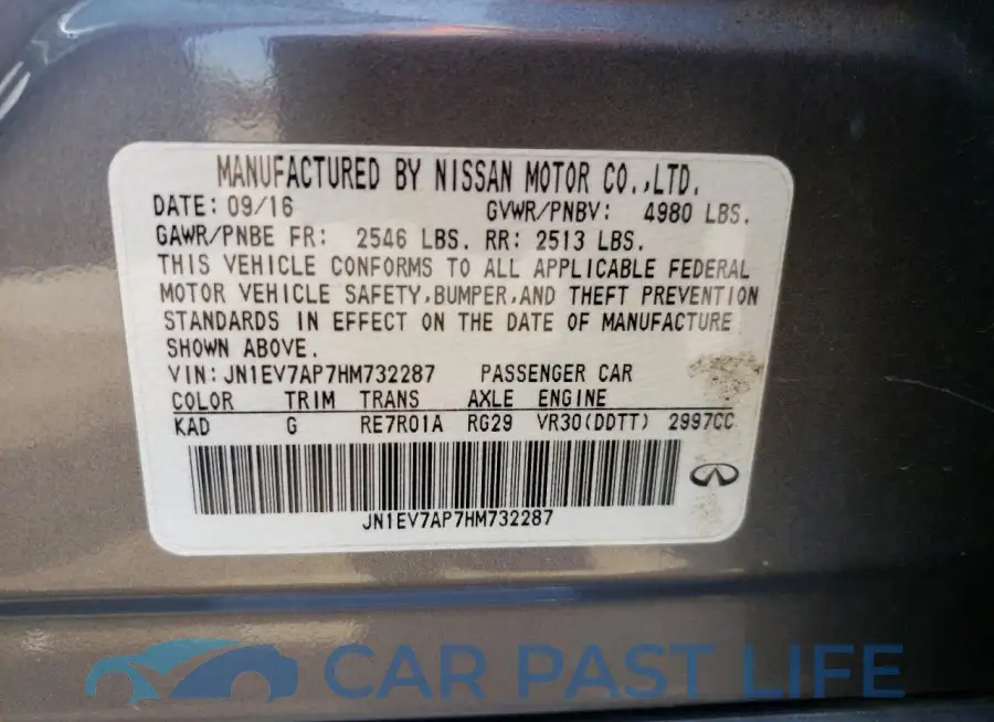 JN1EV7AP7HM732287# 12