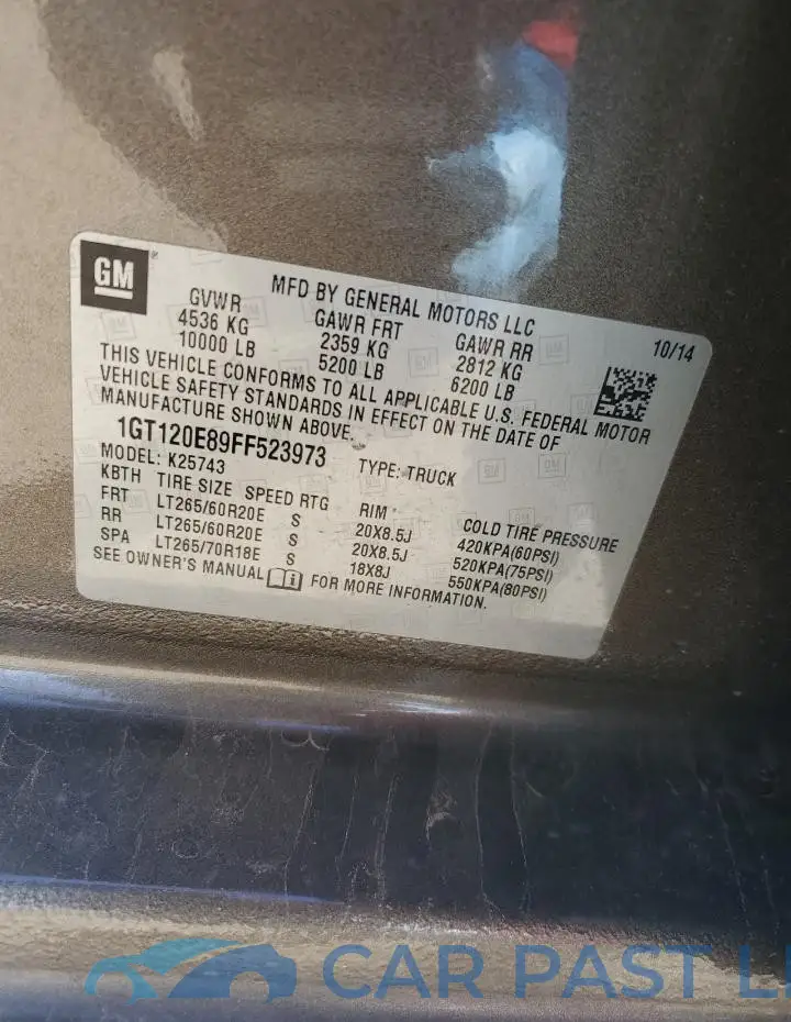 1GT120E89FF523973# 12