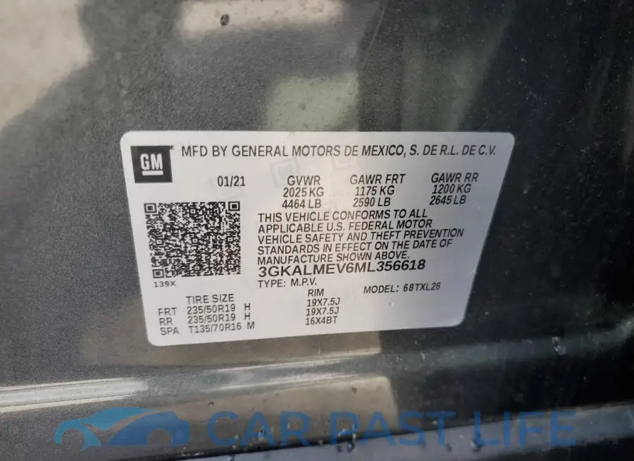 3GKALMEV6ML356618# 13