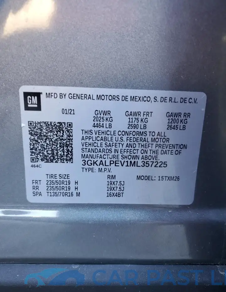 3GKALPEV1ML357225# 12