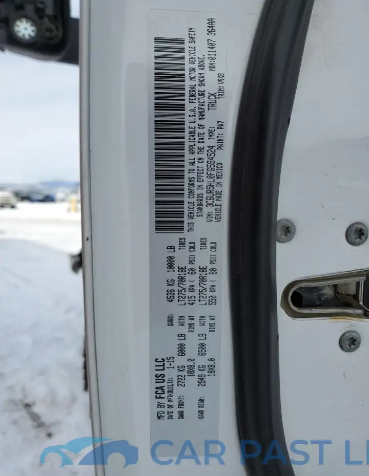 3C6UR5HL0FG594524# 12