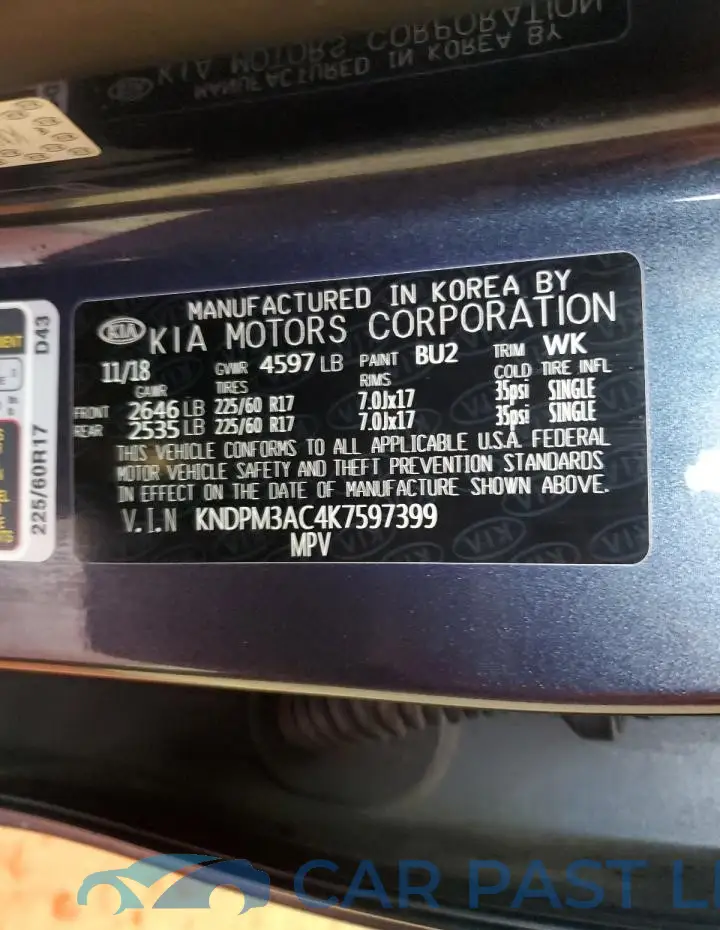 KNDPM3AC4K7597399# 14