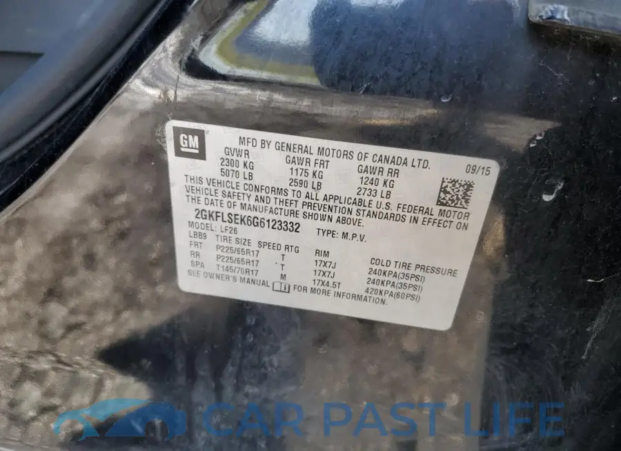 2GKFLSEK6G6123332# 13