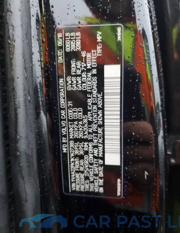 YV4A22PK1K1427389# 13