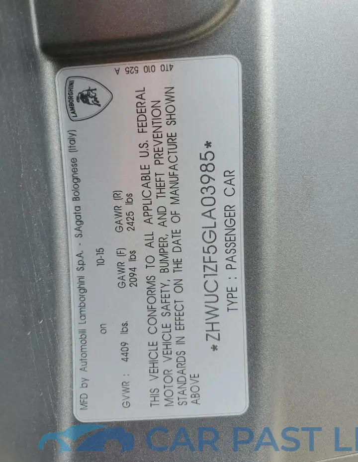 ZHWUC1ZF5GLA03985# 12