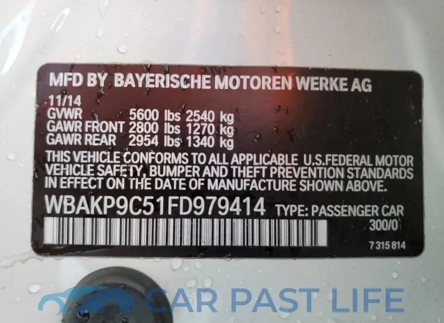 WBAKP9C51FD979414# 12