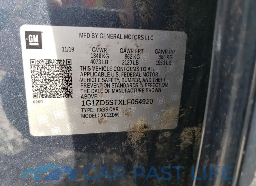 1G1ZD5STXLF054920# 12