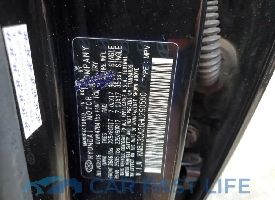 KM8J3CA26HU290550# 13